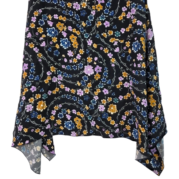 See by Chloé Floral Print Midi Length asymmetrical Skirt - Picture 6 of 13